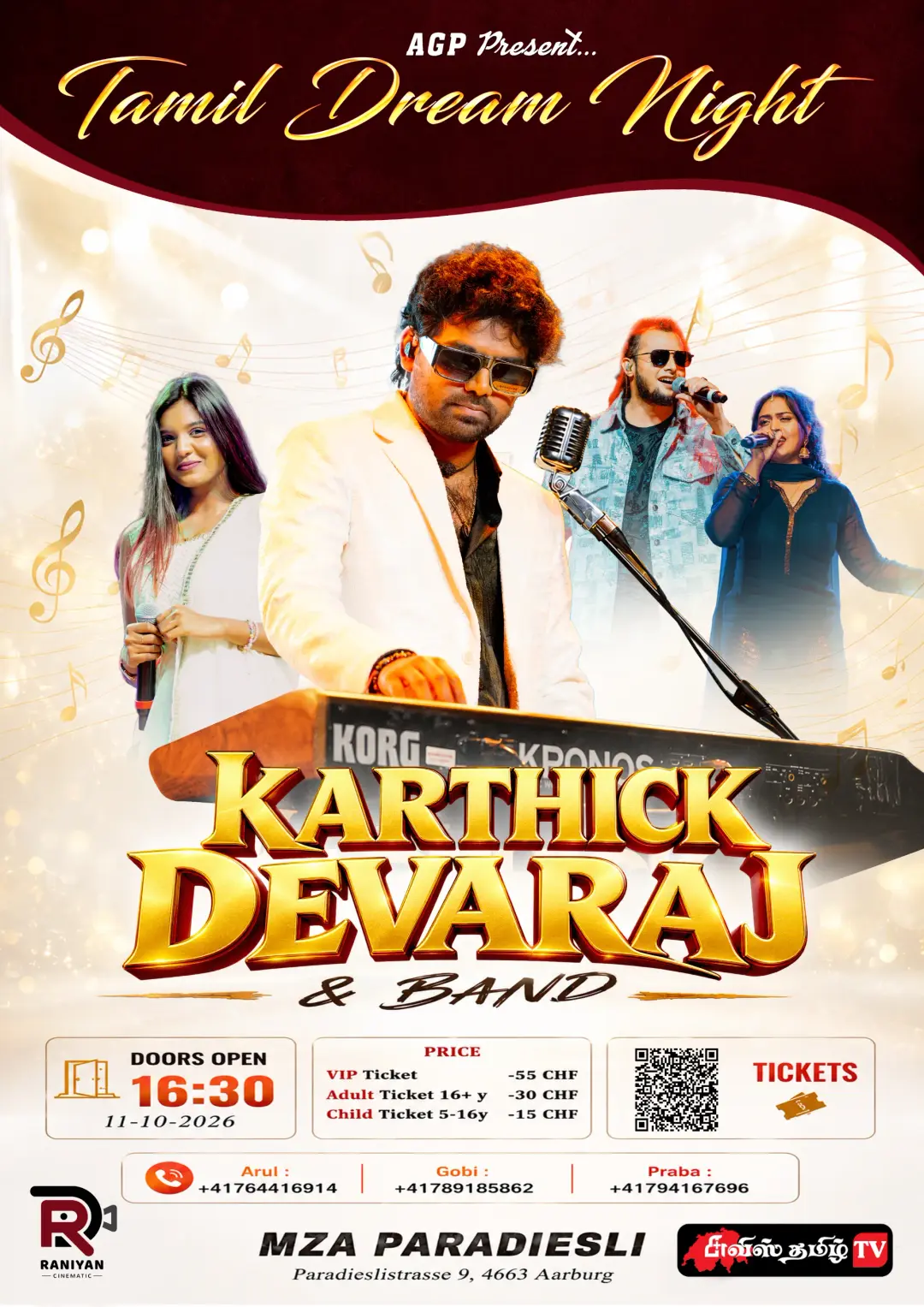 Tamil Dream Night – Karthick Devaraj & Band
