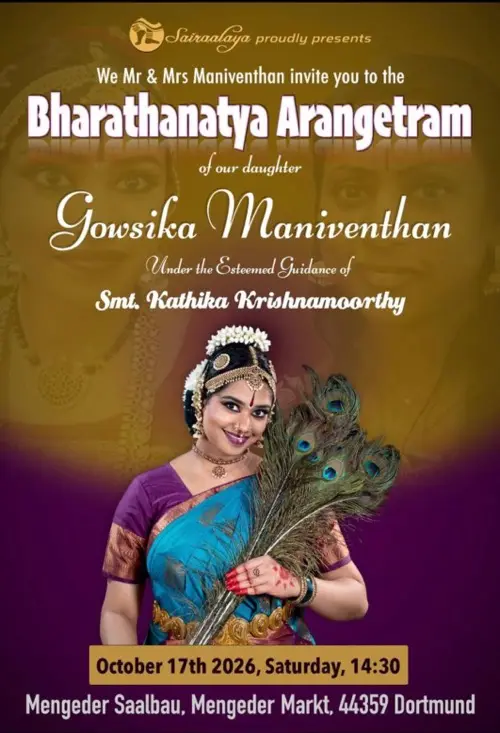 Bharatanatyam Arangetram 2026