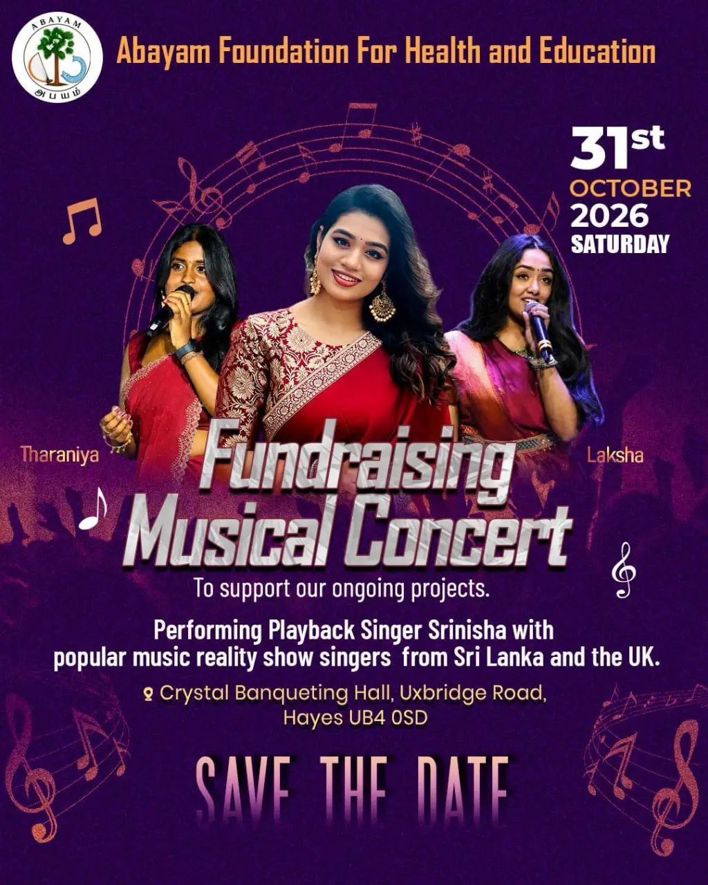 Abayam Foundation Fundraising Musical Concert