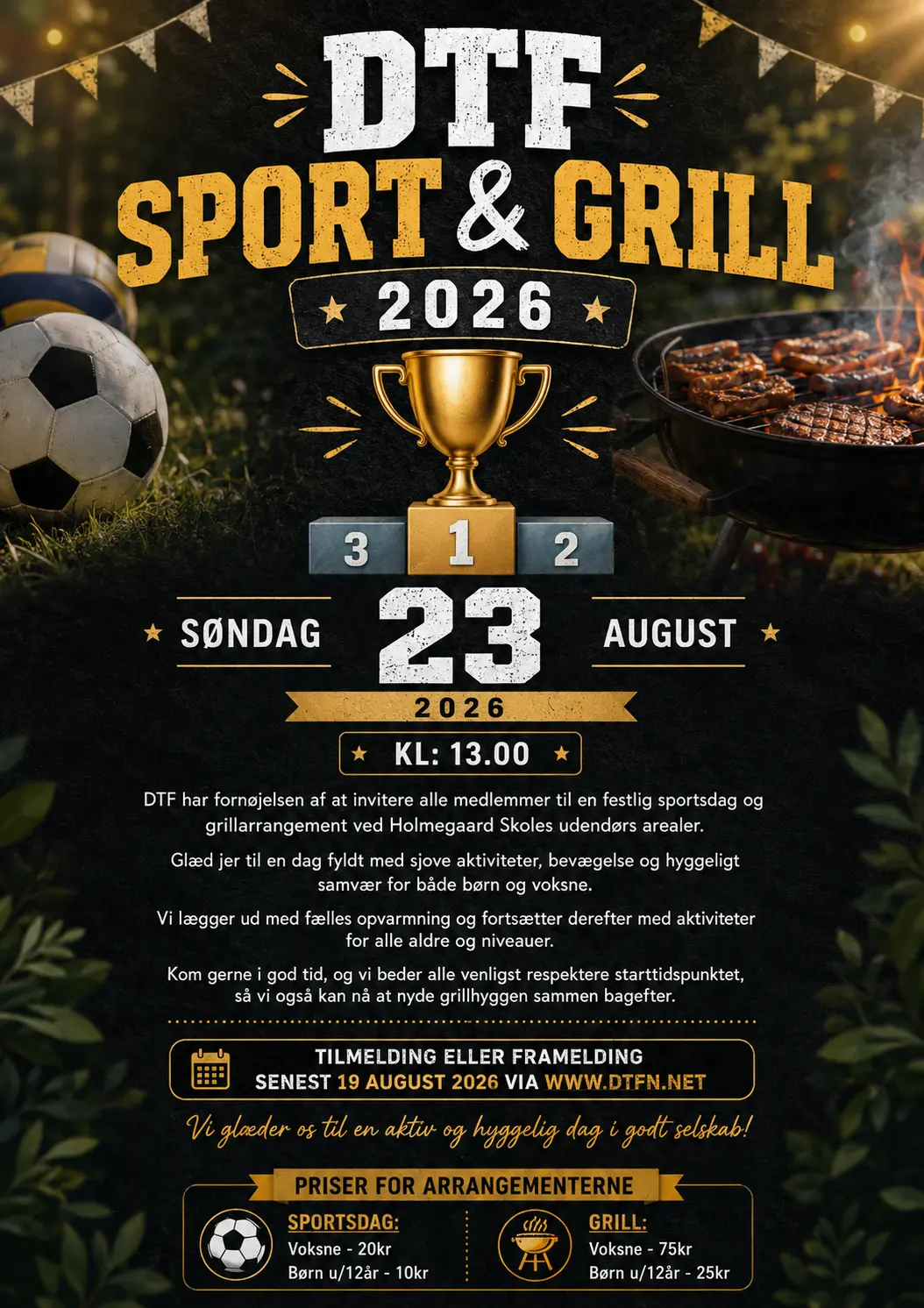 Sport & Grill Invitation 2026